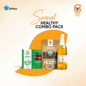 GP Star Healthy Combo (Chia Seeds, Lichu Honey, Medjool Large)